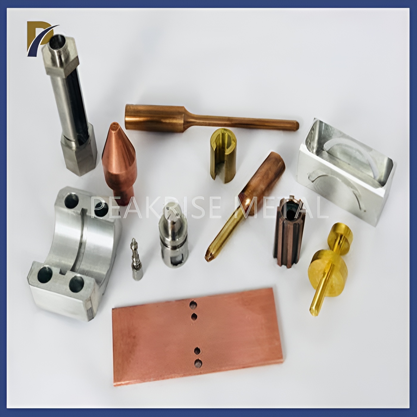 40WCu Copper Tungsten Alloy Damascene Electrode Block Copper Tungsten