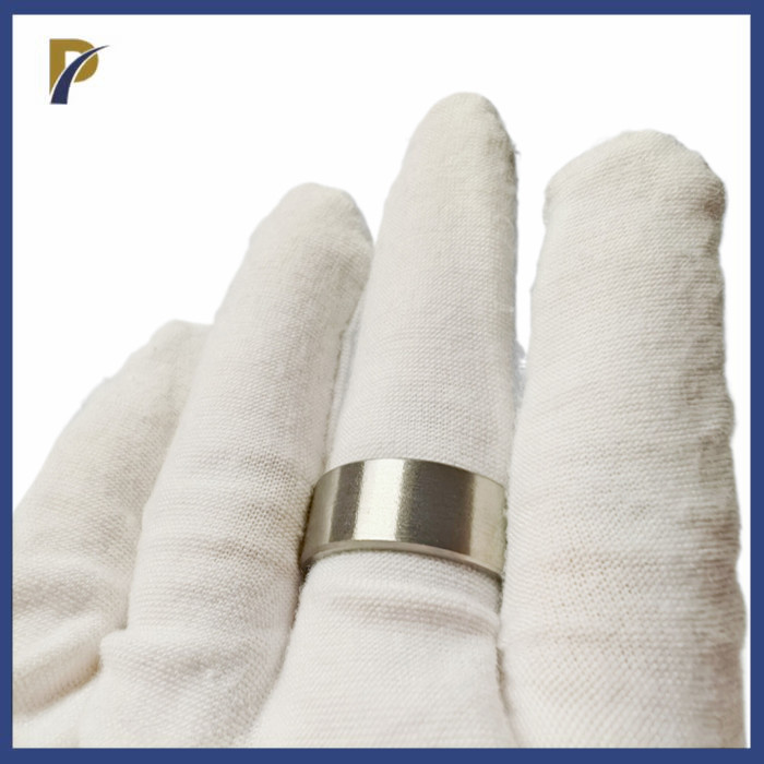 Men'S Tantalum Ring Black Forge Tantalum Wedding Ring Men'S Wedding Band 5