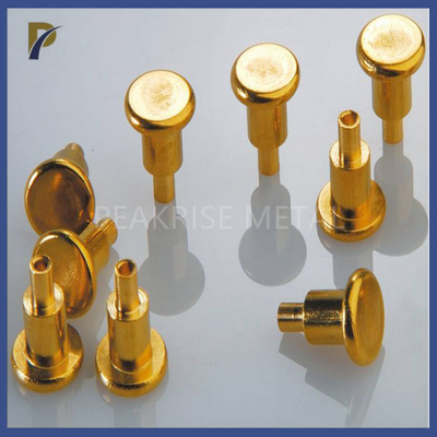 Bright Copper Tungsten Parts Connector CuW Alloy Copper Tungsten Tube Tungsten Copper Electrodes Resistance Welding