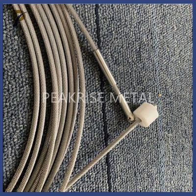 Thin 99.95% Pure Tungsten Wire Rope W1 Grade Tungsten Wire For Vacuum Single Crystal Furnace high strength tungsten