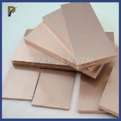 W80Cu Tungsten Copper Alloy Plate For Contact Material Copper Tungsten Sheet Electrical Contact Points