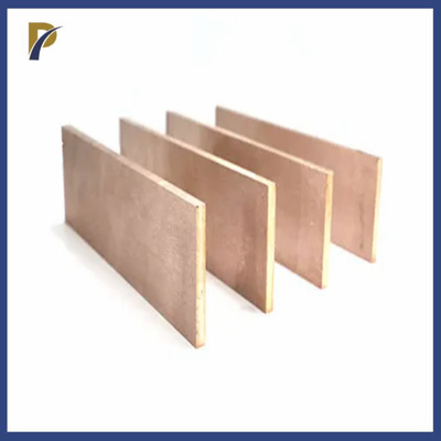 80W20Cu Tungsten Copper Alloy Plate 2mm 3mm 5mm 10mm For EDM Electrode