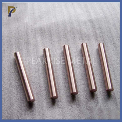 WCu30 WCu20 Copper Tungsten Metal Alloys Electrode Rod With High Hardness