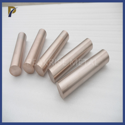 WCu30 WCu20 Copper Tungsten Metal Alloys Electrode Rod With High Hardness