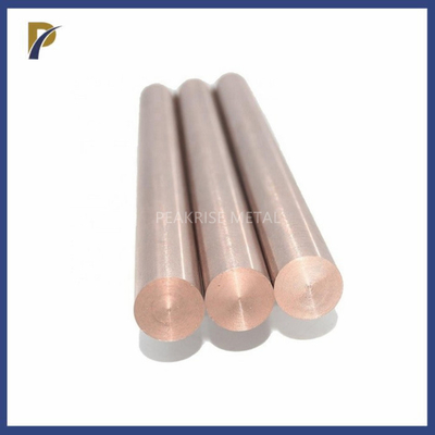 WCu30 WCu20 Copper Tungsten Metal Alloys Electrode Rod With High Hardness