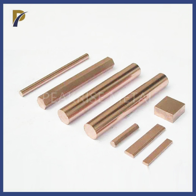 WCu25 WCu30 Diameter 5 - 50mm Tungsten Copper Alloy Bar For Electronic Packaging Aerospace
