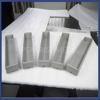 Utensils Tzm Material Metal Alloy Box Molybdenum Boat High Temperature Resistant