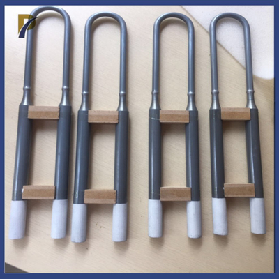 Custom U Shape MoSi2 Molybdenum Disilicide Heating Elements For Muffle Furnace
