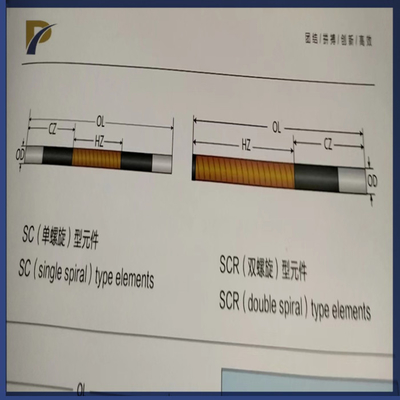 Spiral Silicon Carbide Heating Element For Box Type Electric Muffle Furnace