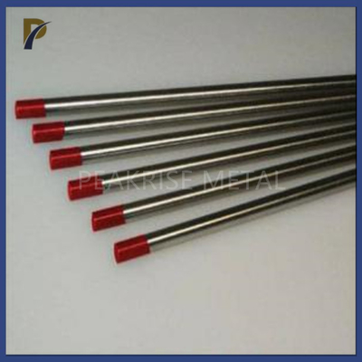 WT10 WT20 1.6mm 2.4mm Thoriated Tungsten Electrode Yellow / Red Head Surface