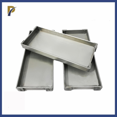 Alkaline Wash  Molybdenum Boat For Glass Melting Furnace Excellent Chemical Stability