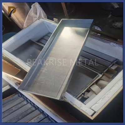 Alkaline Wash  Molybdenum Boat For Glass Melting Furnace Excellent Chemical Stability