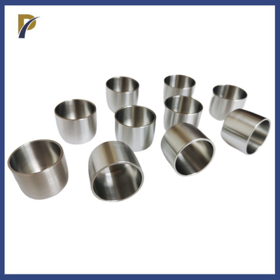 Zr702 Zr Crucible 21ml 30ml Straight Wall Cylindrical Zirconium Crucible