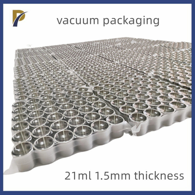 Zr702 Zr Crucible 21ml 30ml Straight Wall Cylindrical Zirconium Crucible