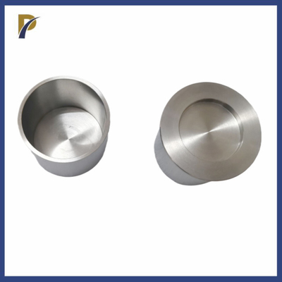 Flanged Rims Zirconium Crucible With Lid For Fusion Flux ICP-OES Analyses