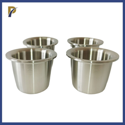 Flanged Rims Zirconium Crucible With Lid For Fusion Flux ICP-OES Analyses
