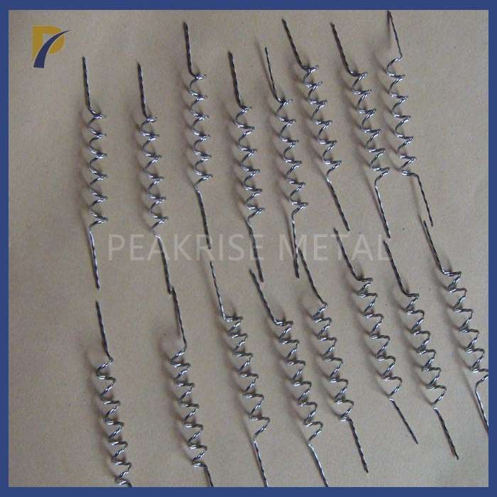 99.95 Tungsten Products Twisting Thoriated Tungsten Wire For Vacuum