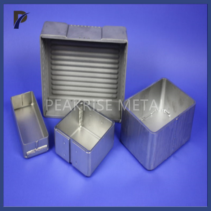 Welding Tungsten Boat Black Alkaline Washing Finished Tungsten Boat