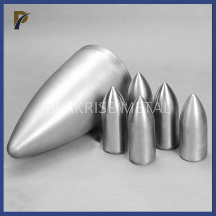 Bright TZM Molybdenum Alloy Top Head For Seamless Steel Pipe Threading