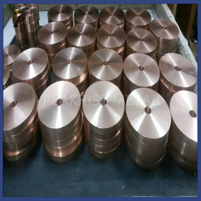 W80Cu Tungsten Copper Alloy Plate For Contact Material Copper Tungsten Sheet Electrical Contact Points