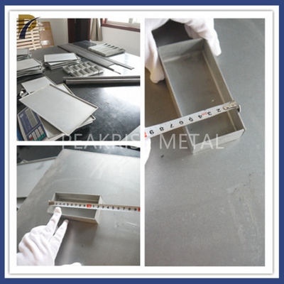 Utensils Tzm Material Metal Alloy Box Molybdenum Boat High Temperature Resistant